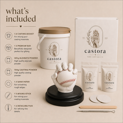 Baseball Hand Casting Kit